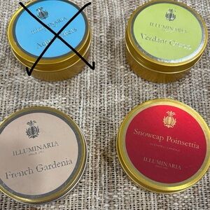 Illuminaria Scented Travel Candle YOU CHOOSE ONE SCENT